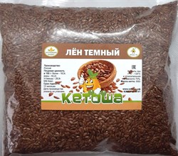 Семена льна темного 500 гр - фото 13271